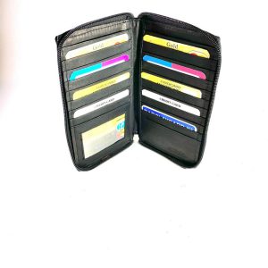 Long Wallet With Zipper Around