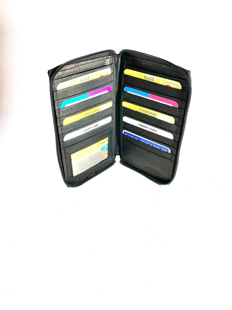 Long Wallet With Zipper Around